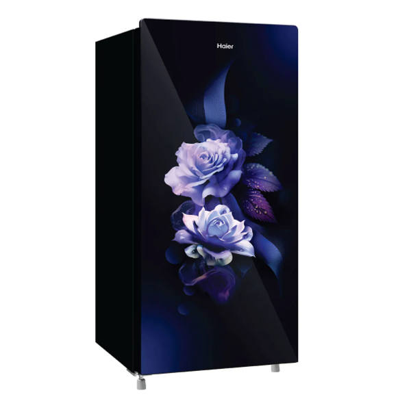 Buy Haier 185 L, 2 Star, Marine Dime Glass Finish Direct Cool Single Door Refrigerator on EMI