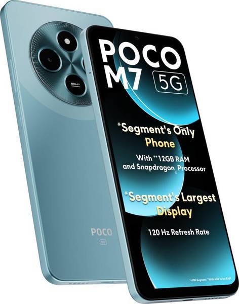 Buy POCO M7 5G (Ocean Blue, 128 GB)  (8 GB RAM) on EMI