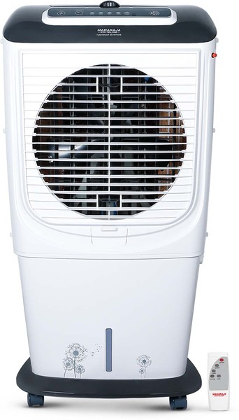 Buy Maharaja Whiteline Hybridcool 65Ltr With Remote Personal Air Cooler (White & Grey) on EMI