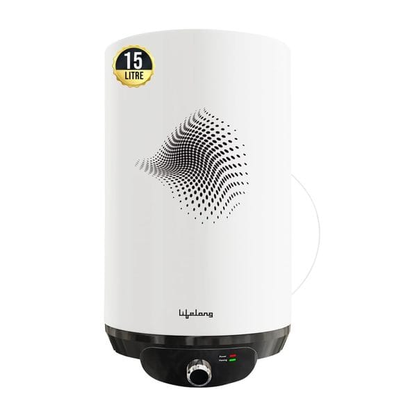 Buy Lifelong LLSWH115 15L Storage Water Heater (Geyser) | 5 Star BEE Rating | Glass Lined Tank| Suitable for High-rise Buildings| 8 Bar Pressure | 2000W| (White) on EMI