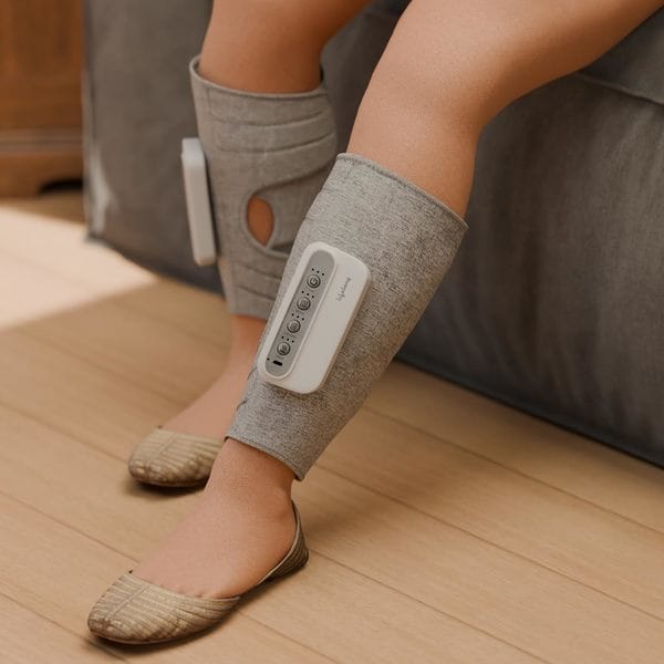 Buy Lifelong Wireless Air Pressure Calf & Arms Massager, Hot Calf Massage, Shiatsu Air Pressure Leg Massager, Relaxation & De-stressing Air Pressure Massager (LLM882, Grey) on EMI