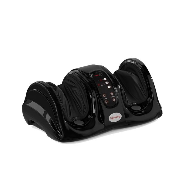 Buy Lifelong Corded Electric LLM756 Foot Massager for Foot Pain, Perfect for Home Use & Pain Relief at Home with 4 Automatic Programs and 3 Custom Massage Modes (1 Year Warranty, Black) on EMI