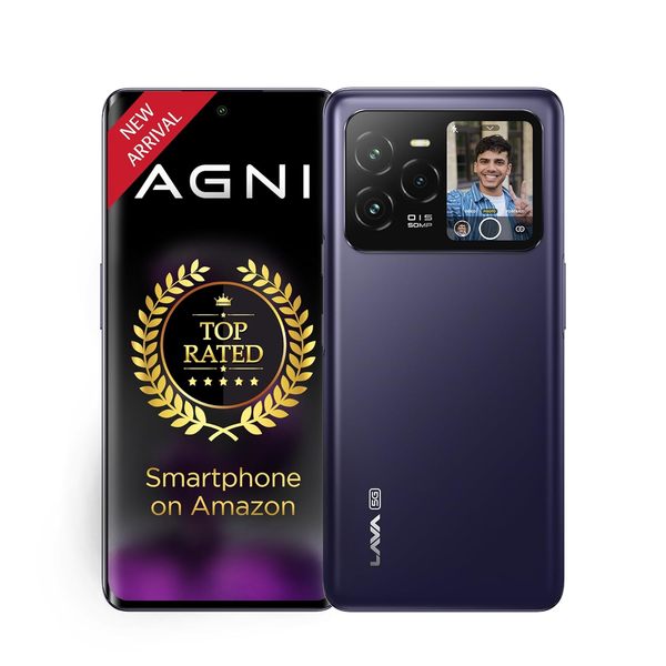 Buy Lava Agni 3 5G (Heather Glass, 8GB+256GB) with Charging adapter on EMI
