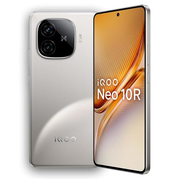 Buy iQOO Neo 10R 5G (Moonknight Titanium, 8GB RAM, 256GB Storage) on EMI