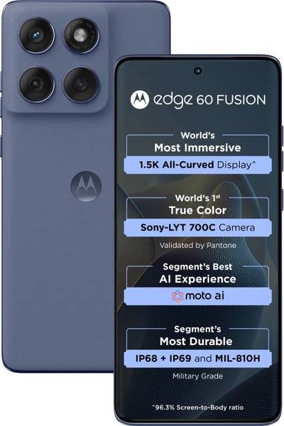 Buy MOTOROLA Edge 60 Fusion 5G (PANTONE Slipstream, 256 GB)  (8 GB RAM) on EMI