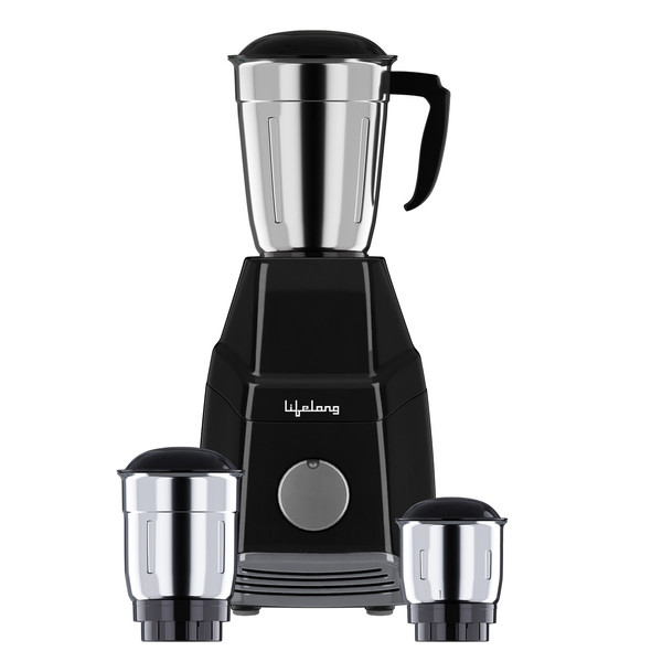Buy Lifelong LLMG7C 800 W Mixer Grinder(LLMG7C) | 3 Jars | Black on EMI