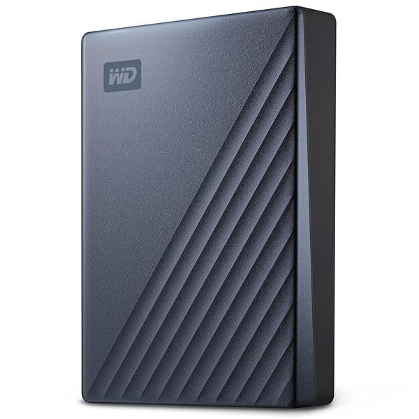 Buy Western Digital 5TB My Passport Ultra Portable Hard Disk Metal Drive, USB-C & USB 3.1 with Automatic Backup,Password Protection, Compatible with Windows&Mac, External HDD-Blue on EMI