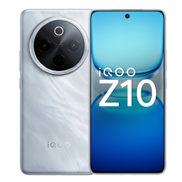 Buy IQOO Z10 5G ( Glacier Silver, 256GB ) (12 GB RAM) on EMI