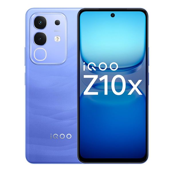 Buy iQOO Z10x 5G (Ultramarine, 8GB RAM, 256GB Storage) on EMI