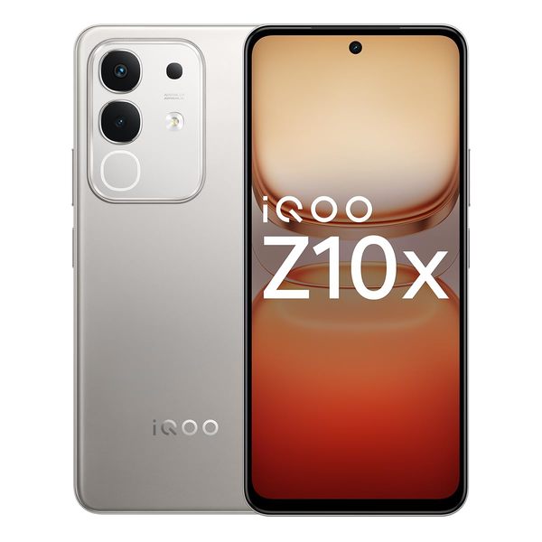Buy iQOO Z10x 5G (Titanium, 8GB RAM, 256GB Storage) on EMI