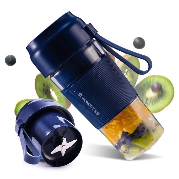 Buy Wonderchef Nutri-Cup Portable Blender 300ml-Blue on EMI