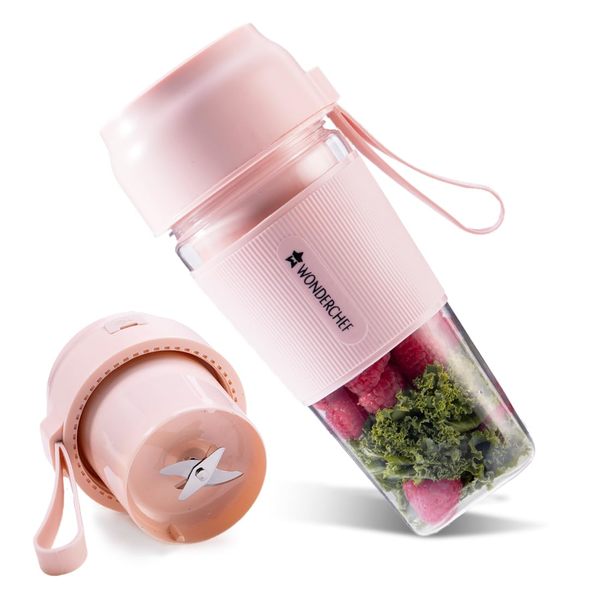 Buy Wonderchef Nutri-Cup Portable Blender 300ml-Pink on EMI