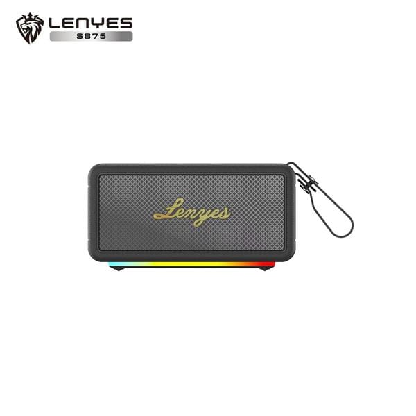 Buy Lenyes S875 VINTAGE 40W Premium Portable HD Sound Speaker, Upto 4 Hours Playtime, IPX 6 with 2.1 Channel, V5.3 BT Speaker, Bass Boost Technology, Bass/Treble Adjustment, Bluetooth Connectivity, Aux in, USB in, Bass Radiator (Black) on EMI