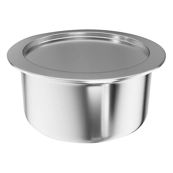 Buy Lifelong Triply Stainless Steel 1.4 Litre Tope | Stainless Steel Lid | 16 cm Diameter | Induction, Dishwasher and Gas Stove Friendly | LLTPT903 on EMI