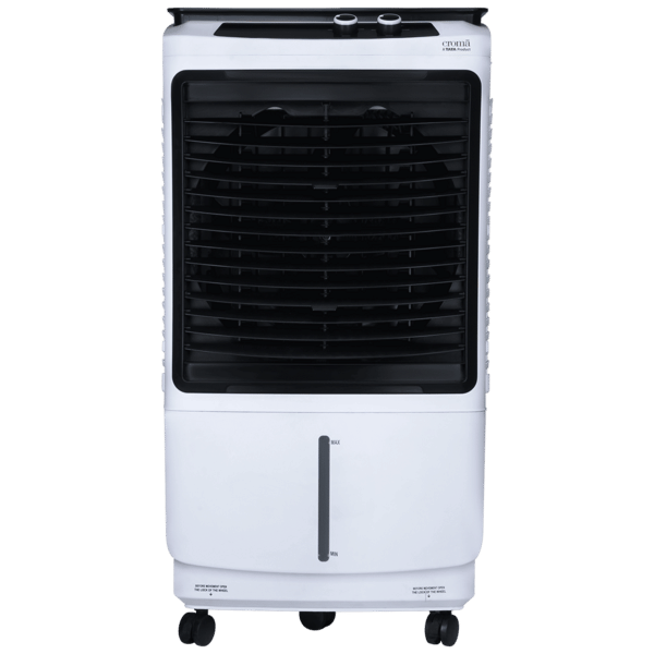 Buy Croma 105 Litres Desert Air Cooler with 4 Way Air Deflection (Inverter Compatible, White, 2025 model, CRSC105RCA342201)  A Tata Product on EMI