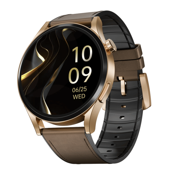 Buy boAt Chrome Horizon | Smartwatch with 1.51" AMOLED Display, Premium Metal Built, VO2 Max, Video Watch Face, Functional Crown (Coco Brown) on EMI