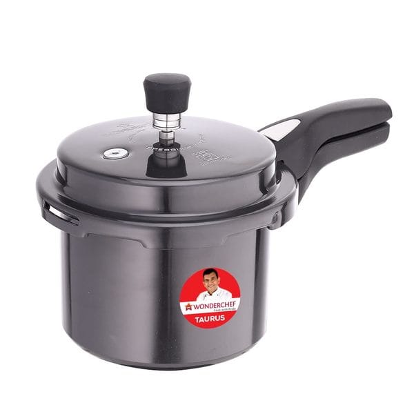Buy Wonderchef Taurus Hard Anodized Outer Lid Pressure cooker, 3L on EMI