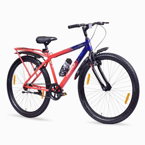 Buy Hero Next 26T Single Speed Mountain Bicycle | Red-Blue | Rigid | IPL RCB Edition on EMI