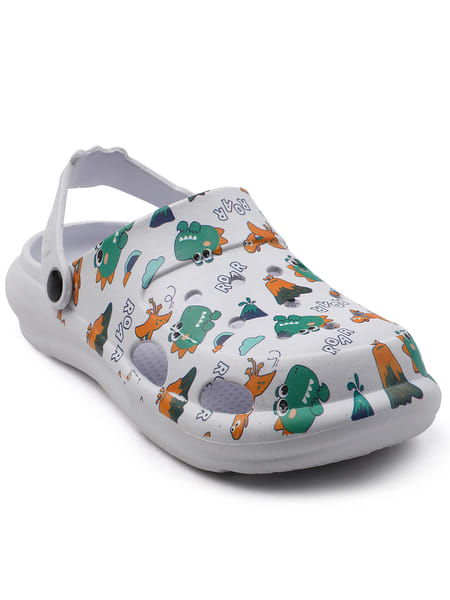 Buy Liberty Lucy & Luke ALEX-K2E White Casual Clogs For Kids on EMI