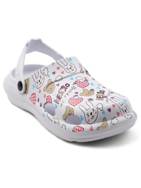 Buy Liberty Lucy & Luke ALEX-K3E White Casual Clogs For Kids on EMI