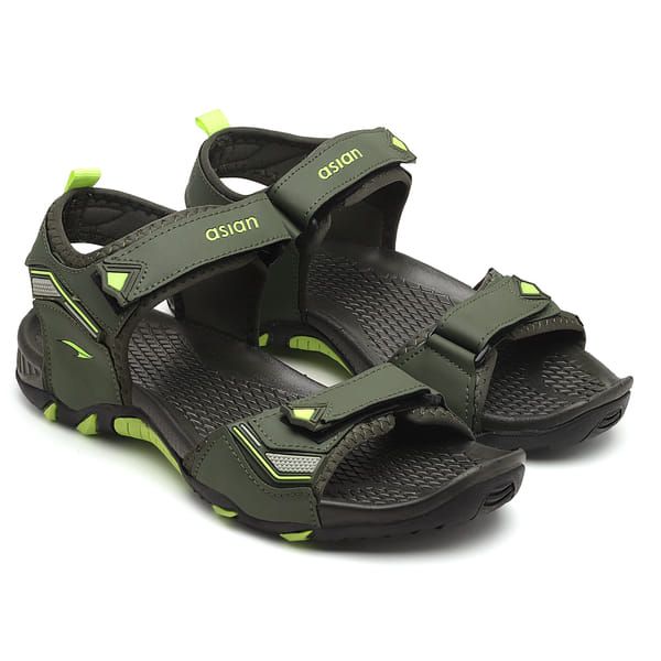 Buy Asian Men's Sandals (Olive Pgreen) on EMI