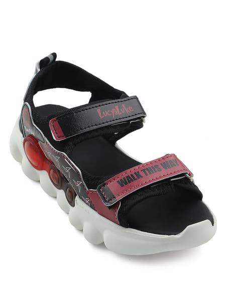 Buy Liberty Lucy & Luke SWINGS-1 Black Casual Flats Sandal for Kids on EMI
