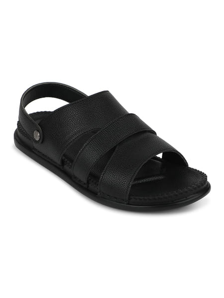 Buy Liberty Healers AOL-7 Black Casual Flats Sandal for Mens on EMI