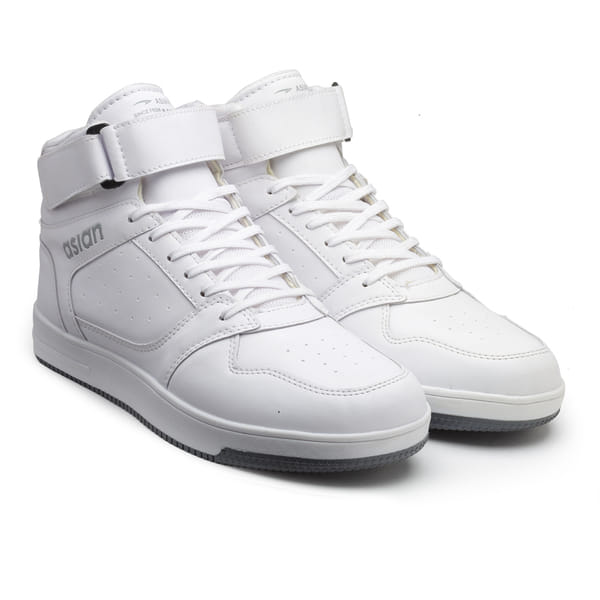 Buy Asian Men Casual HighTop Sneakers (White) on EMI
