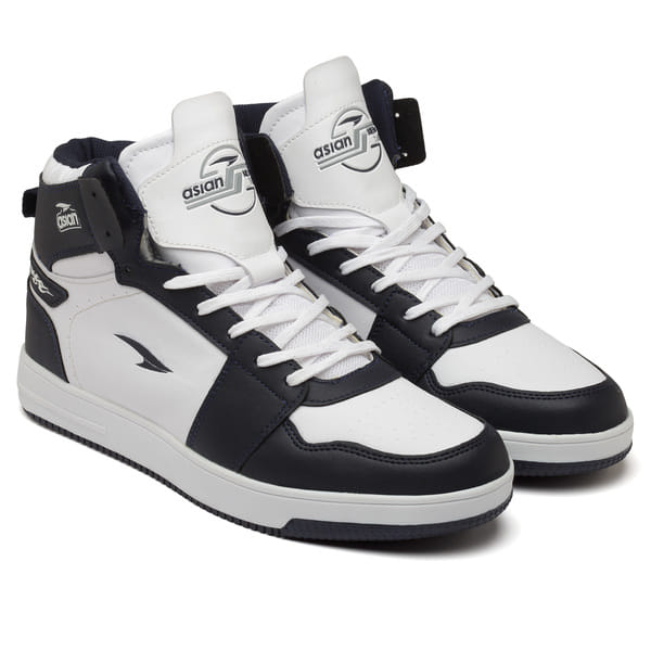 Buy Asian Men Casual HighTop Sneakers (Navy ) on EMI