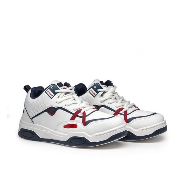 Buy Asian Men's Casual Shoes (White Navy Red) on EMI