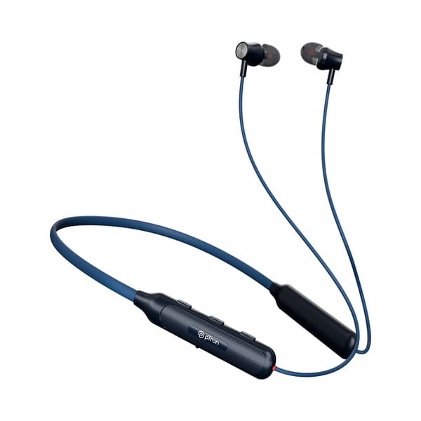 Buy pTron Tangent Evolve with 34Hrs Playtime, HD Mic, Pristine Sound, BT v5.3 with Dual-Device Pairing Wireless Neckband, Voice Assistant, Type-C Fast Charging & IPX4 (Black & Blue) on EMI