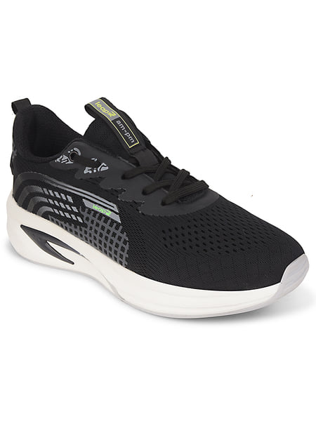 Buy Liberty Leap7X KAPSTER-1 Black Sports Lacing Running Shoes for Men on EMI