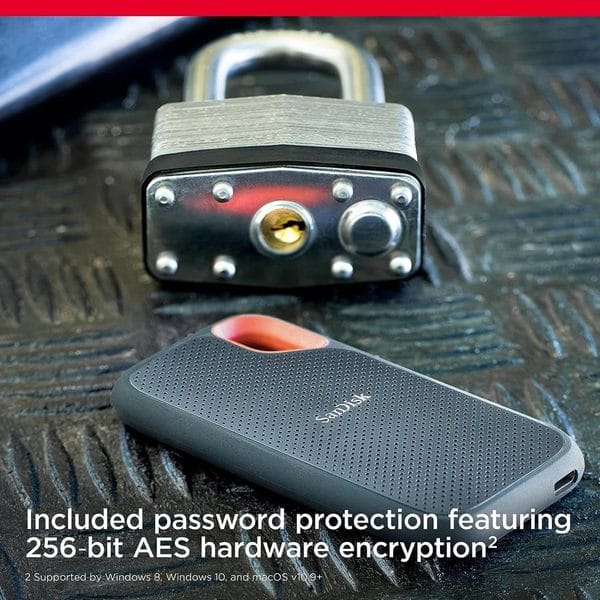 Buy Sandisk Extreme Portable 1TB, 1050MB/s  - Monterey (SDSSDE61-1T00-G25M) on EMI