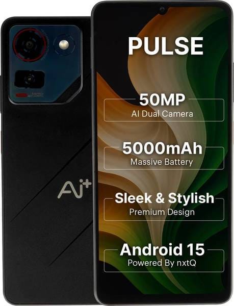 Buy Ai+ Pulse (Black, 64 GB)  (4 GB RAM) on EMI