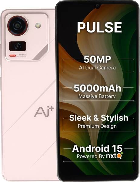 Buy Ai+ Pulse (Pink, 128 GB)  (6 GB RAM) on EMI