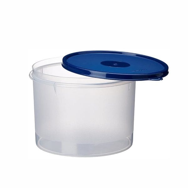 Buy SignoraWare Storewell Round BPA Free Plastic Multipurpose Container | Airtight | Leakproof | Stackable | Kitchen & Pantry Storage | for Grain, Spice, Dal, Coffee, Tea, Cereal etc ( 2.5 Ltr | ModBlue ) on EMI