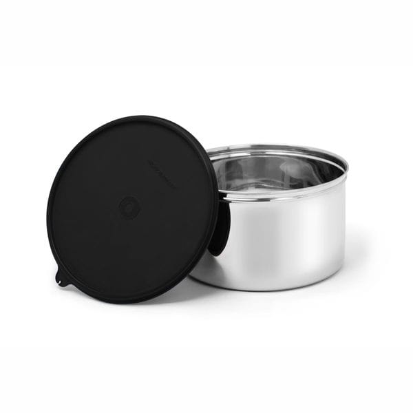 Buy SignoraWare Storewell Stainless Steel Container | Airtight & Leakproof | Maintain the Freshness & Crispness for Hours | Ideal For keeping Grains, Flour & Sugar | Leftover Container  ( 3 Ltr | Black ) on EMI