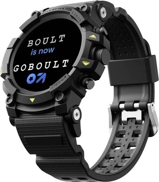 Buy GOBOULT Thrux 1.39'' HD Screen, GPS Tracker, Working Crown Smartwatch  (Black Strap) on EMI