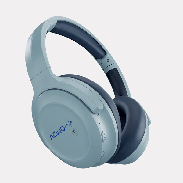 Buy Acwo TwISTER 717||Wireless||X-Fidelity Acoustics: Hybrid ANC 38dB, 40mm Bass BooMX, Dual EQ, 55h playtime, 45ms latency, AI-ENC, IPX5, BT 5.4, Hybrid mic for noise canceling||Steel Blue on EMI