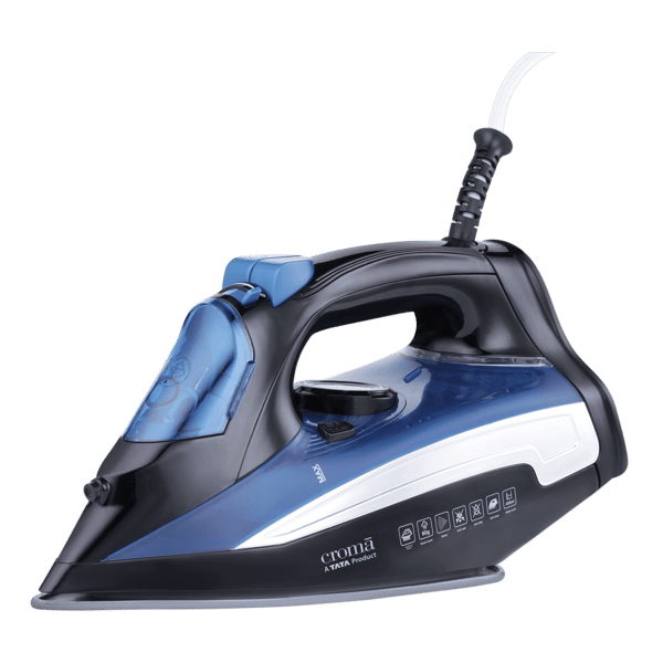 Buy Croma AV4414 2200 Watts 400 ml Steam Iron (Temperature Control, Blue)  A Tata Product on EMI