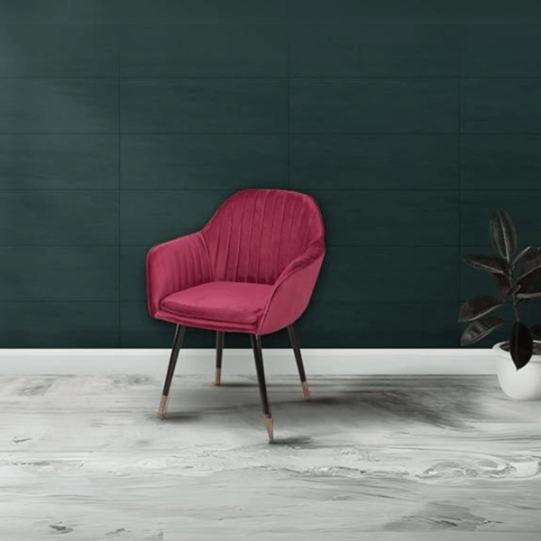 Buy ApkaInterior Genoa Fabric Arm Chair (Pink) on EMI