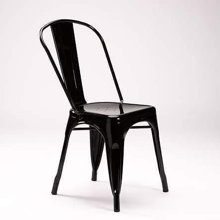 Buy ApkaInterior Solid Metal Cafe Chair on EMI
