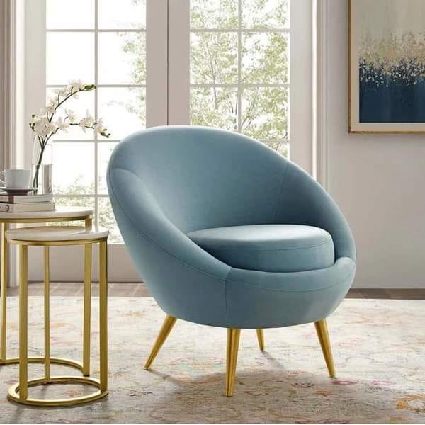 Buy ApkaInterior Tantra Upholstered Barrel Chair on EMI