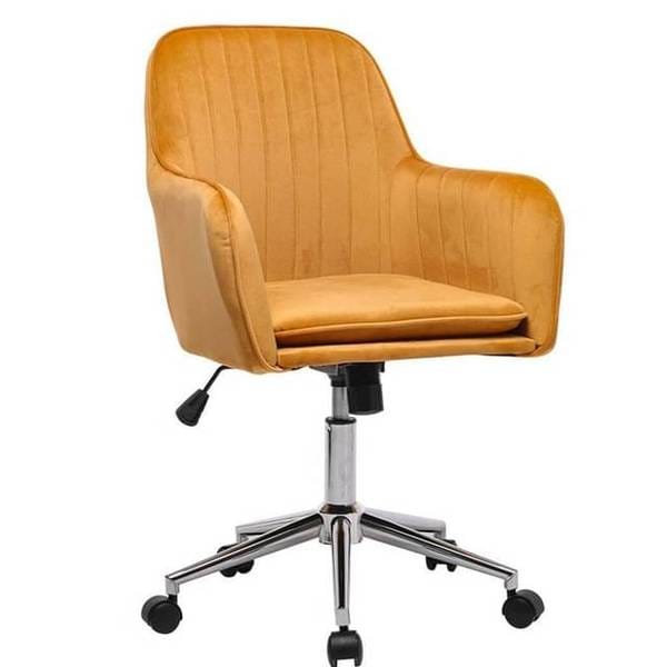 Buy ApkaInterior Velvet Office Chair Home Swivel Computer Desk Chairs on EMI