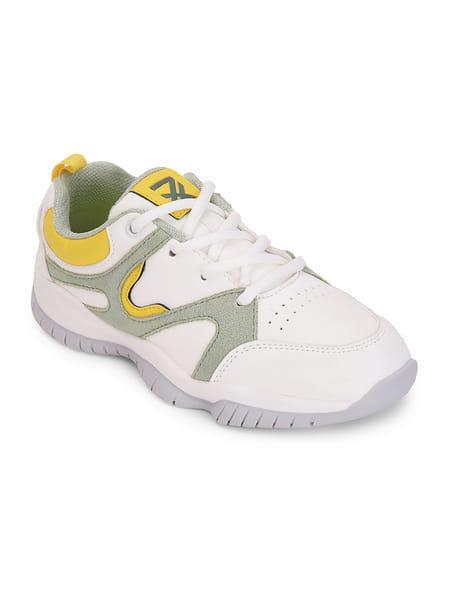 Buy Liberty LEAP7X CANON-2E Green Sports Running Lacing Shoes For Kids on EMI