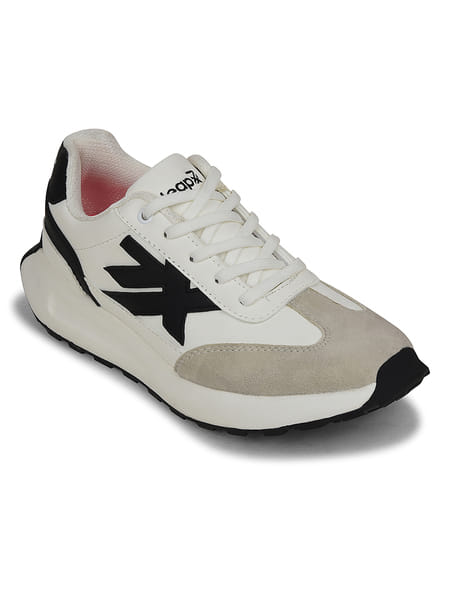 Buy Liberty LEAP7X NIXY-1E White Sports Running Lacing Shoes For Women on EMI