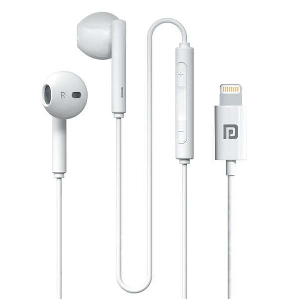 Buy Portronics Conch Theta L 8 Pin Wired Earphone With In Line HD Mic, Powerful Audio, 14.2mm Driver, Unique Earbuds Design, in line Controls, Wide Compatibility(White) on EMI