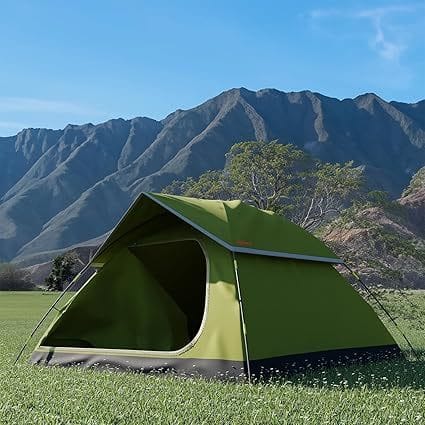 Buy Lifelong Waterproof Dome Camping Tent, 2-3 Person, Portable & Foldable, Air Ventilation, For Hiking & Trekking on EMI