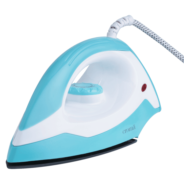 Buy Croma 1000 Watts Dry Iron (Non-Stick Coated Soleplate, Blue)  A Tata Product on EMI