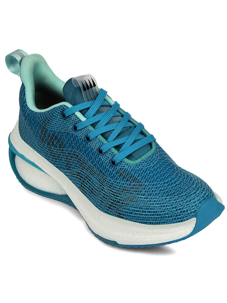 Buy Liberty LEAP7X ARMENIA-3 Teal Blue Sports Lacing Running Shoes for Women on EMI